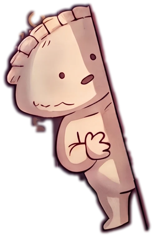 Gyoza fairy cutout layer