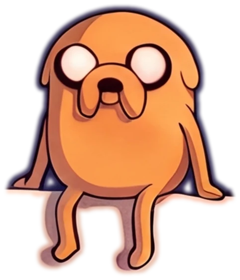 Jake the Dog cutout layer